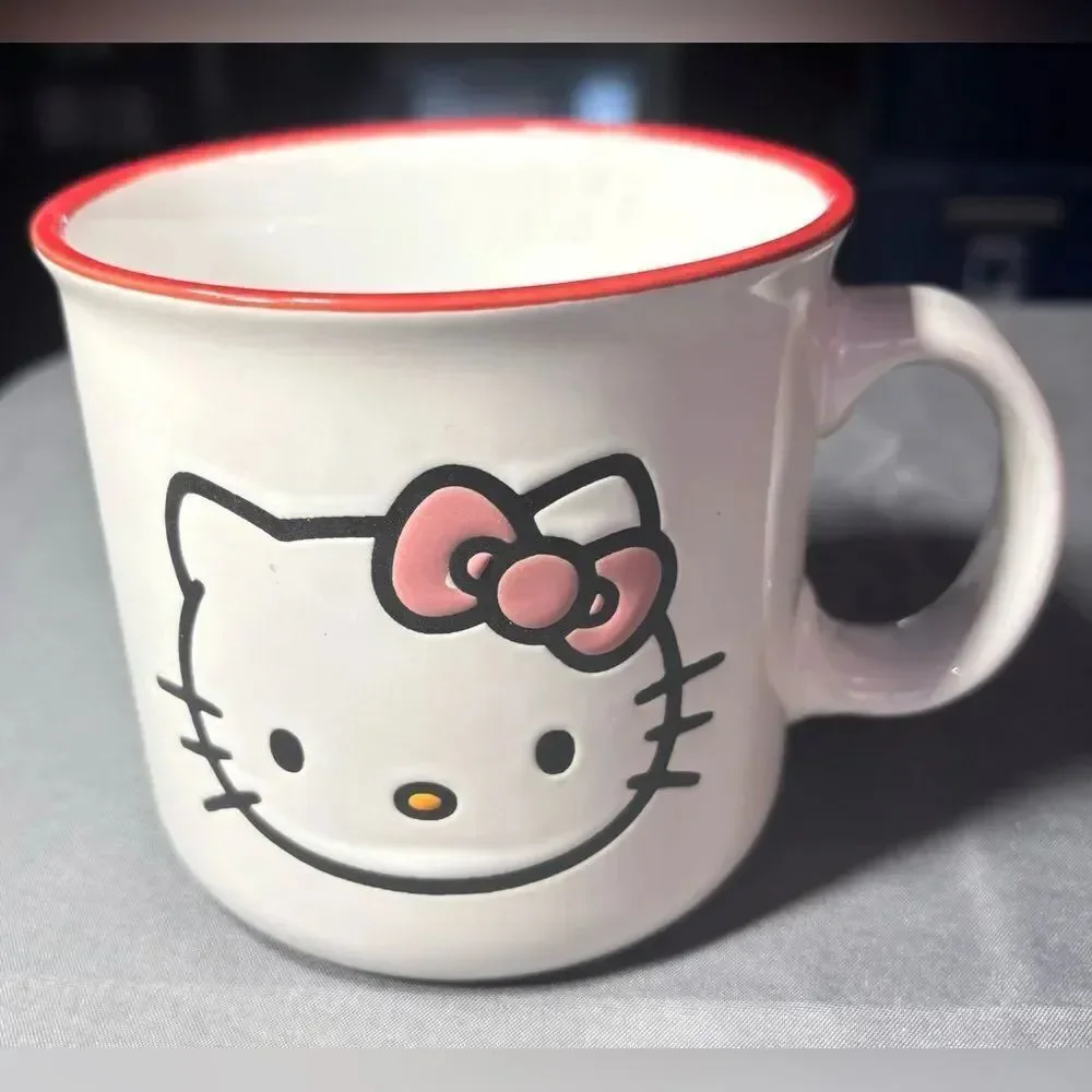 20 oz New Hello Kitty Camper Ceramic Mug NWT
